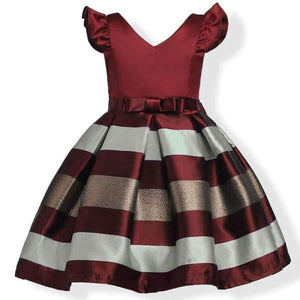 Planet Gates as picture 3 / 10 Baby Girl Princess Dress Kids Stripe Sleeveless Dresses For Toddler Children European American Fashion Clothing
