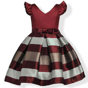 Planet Gates as picture 3 / 10 Baby Girl Princess Dress Kids Stripe Sleeveless Dresses For Toddler Children European American Fashion Clothing