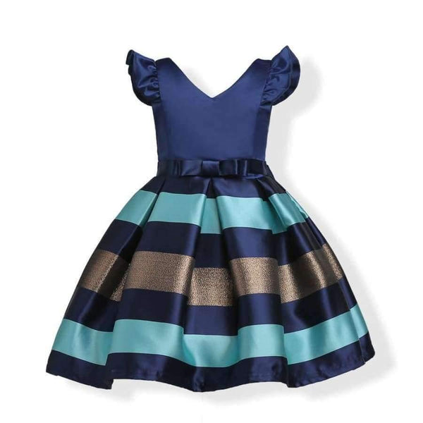 Planet Gates as picture 3 / 10 Baby Girl Princess Dress Kids Stripe Sleeveless Dresses For Toddler Children European American Fashion Clothing