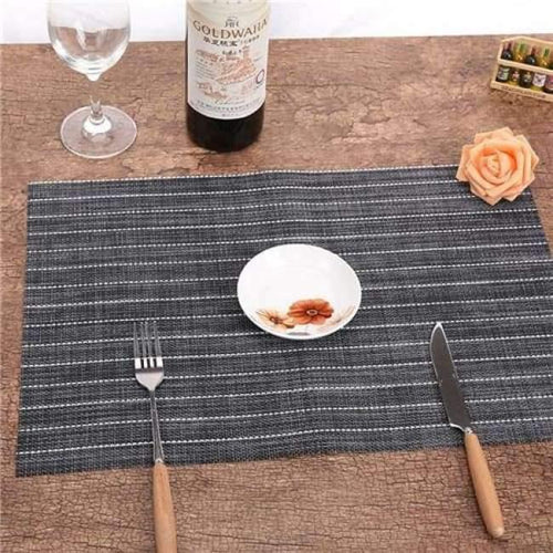 Planet Gates as picture / 4pcs 4pcs Tableware Pad Dining Table Mat Heat Insulation Non-Slip Simple Placemats Disc White Pads Bowl Coaster Kitchen Accessories