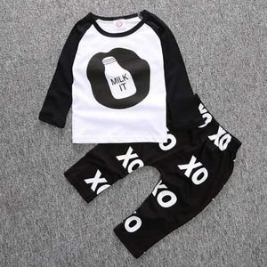 Planet Gates as picture 5 / 24M Newborn baby boy clothes baby clothes unisex yellow  color long-sleeved shirt+ pants 2 pcs. bebe girl clothing set ST205