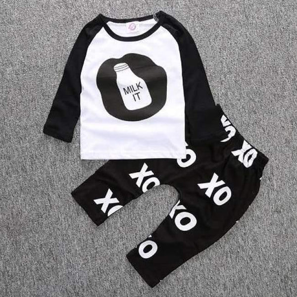 Planet Gates as picture 5 / 24M Newborn baby boy clothes baby clothes unisex yellow  color long-sleeved shirt+ pants 2 pcs. bebe girl clothing set ST205