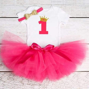Planet Gates As Picture 6 / 12M Newborn  Flower Party Clothes Set Baby Girl One Years First Birthday Tutu Outfits for Girls Tulle Toddler Baby Clothing Suit