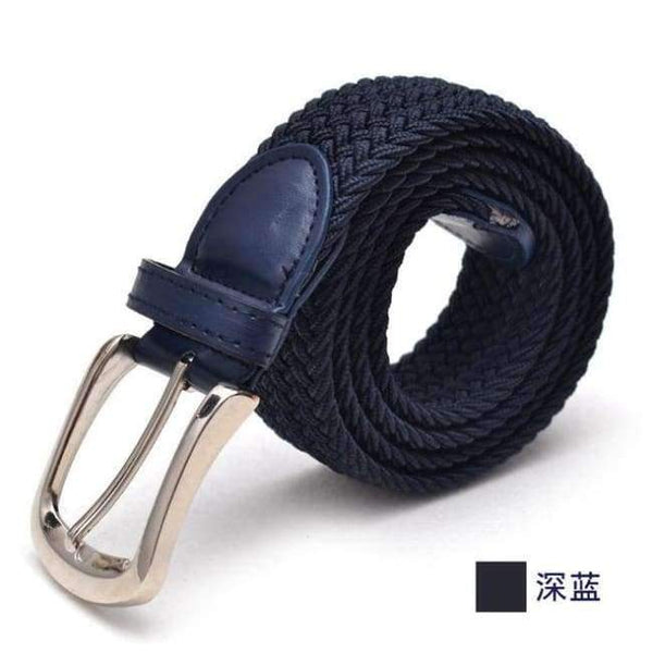 Planet Gates as picture 9 / 100cm Multicolor Longer Elastic Belts For Men Woven Braided Fabric Comfort Stretch Casual Belts Women Hot Metal Stretch 120 cm Belt TS