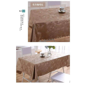 Waterproof Oilproof Table Cloth Wipe Clean PVC Tablecloth Dining Kitchen Table Cover Protector OILCLOTH FABRIC COVER - Planet Gates