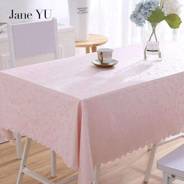 Planet Gates AS PICTURE / 90x135cm Waterproof Oilproof Table Cloth Wipe Clean PVC Tablecloth Dining Kitchen Table Cover Protector OILCLOTH FABRIC COVER