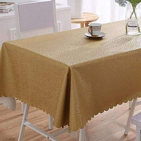 Planet Gates AS PICTURE / 90x135cm Waterproof Oilproof Table Cloth Wipe Clean PVC Tablecloth Dining Kitchen Table Cover Protector OILCLOTH FABRIC COVER