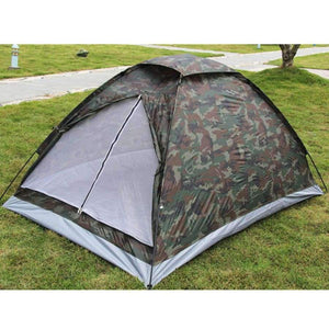 Planet Gates as picture / China Portable Camouflage Beach Tent Camping Tent for 2 Person Single Layer polyester fabric Tents PU1000mm Carry Bag Travel