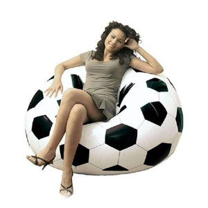 Planet Gates as picture Fashion Inflatable Sofa Air Soccar Football Self Bean Bag Chair Portable Outdoor Garden Sofa Living Room Furniture Corner Sofa