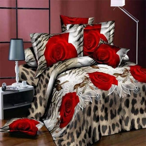 Planet Gates as picture / king 3pcs High quality luxury 3d Tiger wolf bedding set western style Home textiles bed linen quilt cover pillowcase bedspread