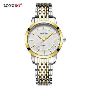 Planet Gates As Picture Lady Size 2 Quartz Watch lovers Watches Women Men Couple Analog Watches Steel Wristwatches Fashion Casual Watches Gold 1/pcs 80283