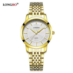 Planet Gates As Picture Lady Size 3 Quartz Watch lovers Watches Women Men Couple Analog Watches Steel Wristwatches Fashion Casual Watches Gold 1/pcs 80283