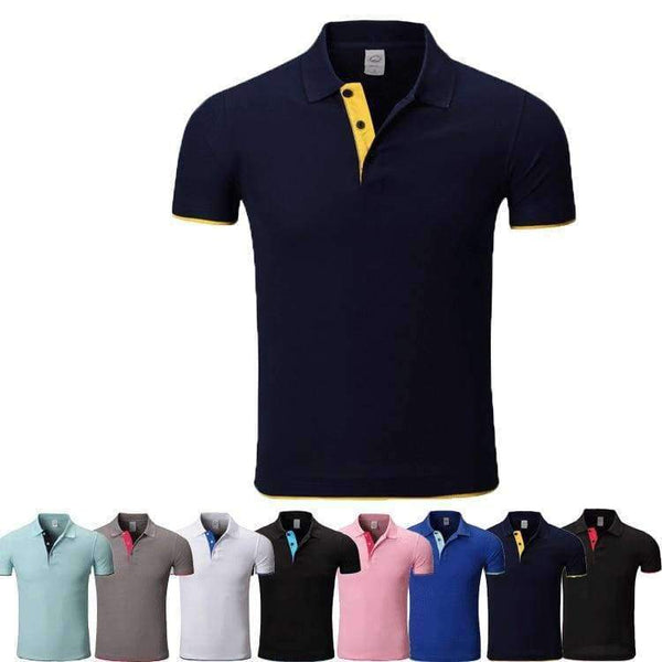Planet Gates as picture / S Men Polo Shirt Summer Sport T Shirts Golf Training Garment Sports Short Sleeve Breathable Tops Lager Size XXXL
