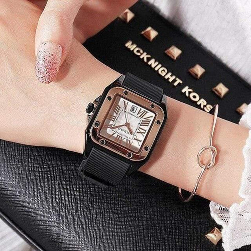 Planet Gates As Picture Show Women Watches Lady Luxury Wristwatches Rubber Silicon Dress Watch Square Quartz Dress Gift Student Clocks
