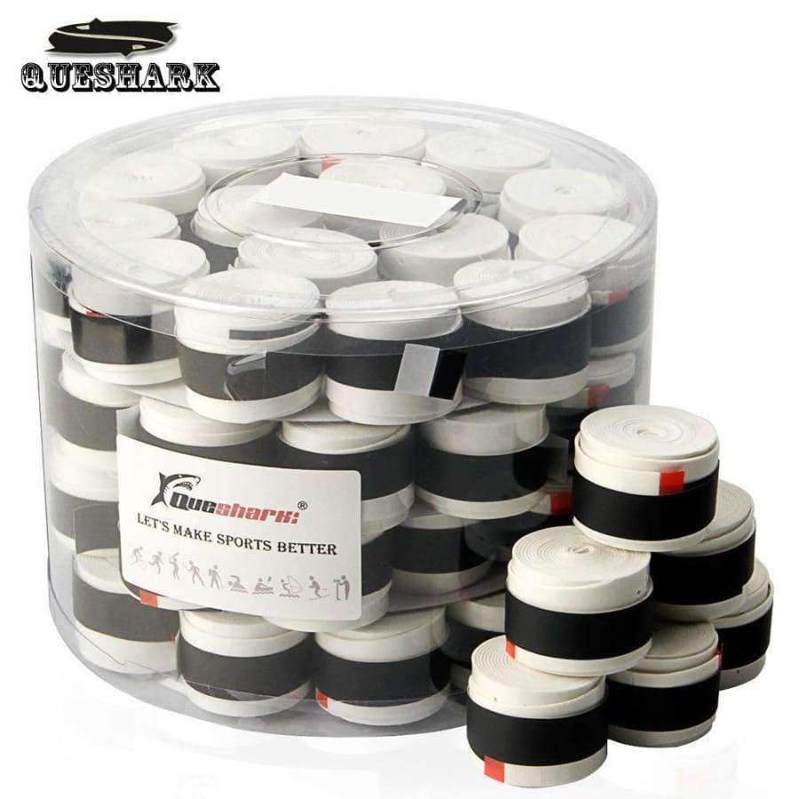 Planet Gates as picture showed 60 pcs WHITE/BLACK Tennis Racket Grips Coated Anti-skid Sweat Absorbed Tapes Badminton Tennis Overgrips Fishing Rod Sweatbands
