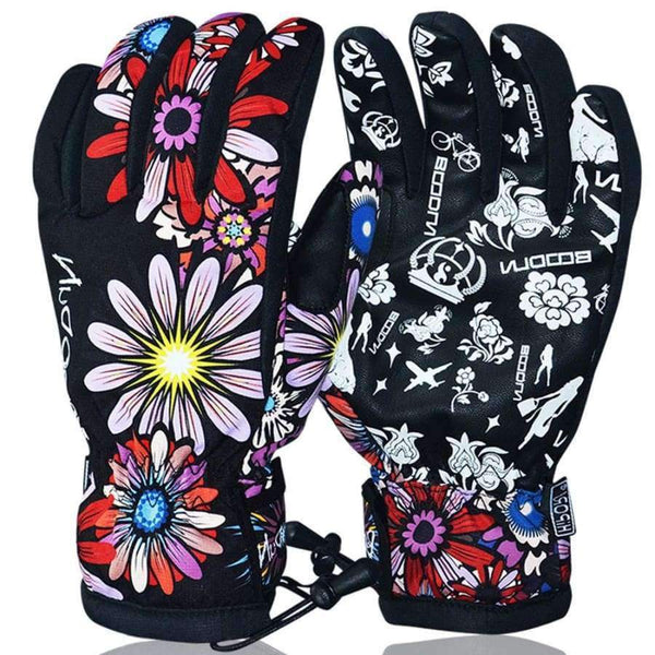 Planet Gates as picture showed / L Men Women Snowboard Ski Gloves Winter Motorcycle Riding Cycling Gloves  Non-slip Windproof Waterproof Snow Skiing Gloves