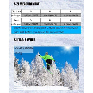 Planet Gates as picture showed / L Men Women Snowboard Ski Gloves Winter Motorcycle Riding Cycling Gloves  Non-slip Windproof Waterproof Snow Skiing Gloves