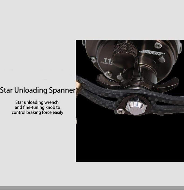 Planet Gates As picture shows / 12 / Left Hand Fishing Reel JKS Bait Casting 12BB 6.2:1 Gear Ratio Lure Baitcast Reels Drum Wheels Fishing Accessories Pesca