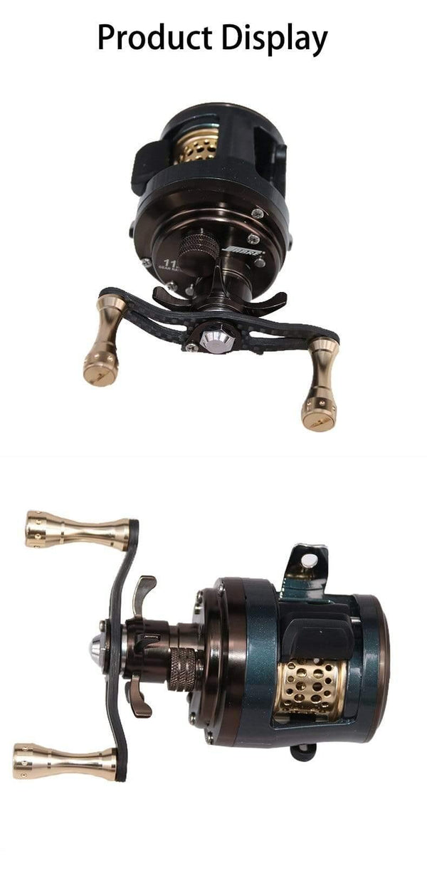 Planet Gates As picture shows / 12 / Left Hand Fishing Reel JKS Bait Casting 12BB 6.2:1 Gear Ratio Lure Baitcast Reels Drum Wheels Fishing Accessories Pesca