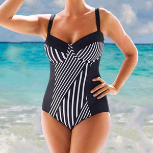 Planet Gates as picture / XL / China Swimsuit  Dress Swimwear Women Push Up Bathing Suit Floral Large Swim Suit For Fat Women
