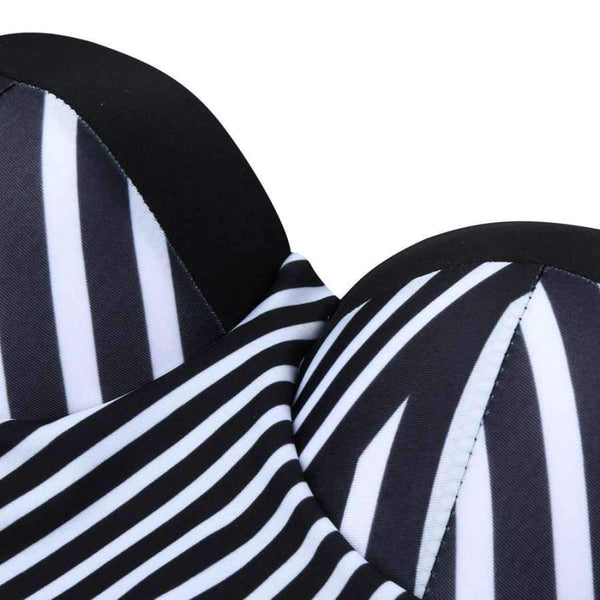 Planet Gates as picture / XL / China Swimsuit  Dress Swimwear Women Push Up Bathing Suit Floral Large Swim Suit For Fat Women