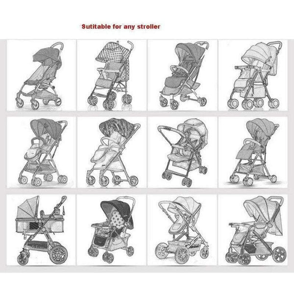 Planet Gates as see chat Stroller Rain cover& Accessories Universal Waterproof Rain Cover Travel Cover Case Umbrella Trolley Cover Bag Stroller Part