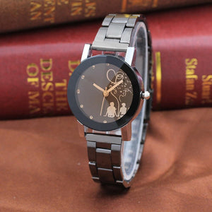 Planet Gates as show Couple Stylish Spire Glass Steel Band Quartz lovers Watch Watches Luxury Famous Male Clock Quartz Watch Wrist