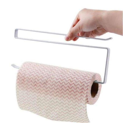 Planet Gates As show Hot Paper Roll Holder Iron Paint Hang Towel Tissue Preservative Film Rack Kitchen Bathroom Toilet Wardrobe Door Hook Holder