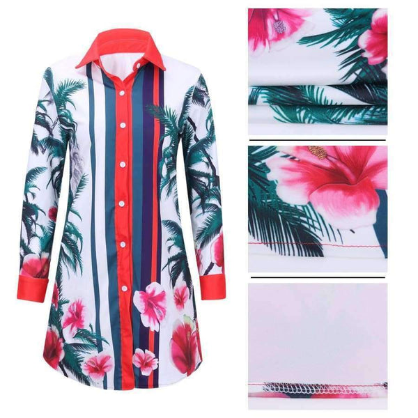 Planet Gates as shown / S Ladies Plus Size Dress Red Woman Clothes Shirt Dresses Women Dress Womens Vestido Loose Shirt Long Sleeve 3XL Designer Vestidos