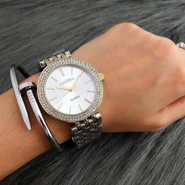 Planet Gates as the picture 1 Luxury Brand Women Dress Watches Steel Quartz Watch Diamonds Gold Watches For Woman Wristwatches