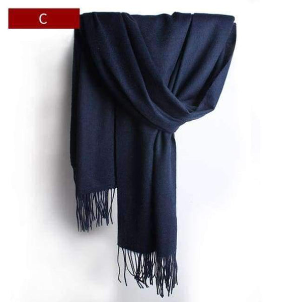 Planet Gates as the picture 2 / 210x70cm or 180x70cm Luxury Winter Scarf Women Thicken Warm Scarves Winter Wool Scarf Female Wrap Pashmina Tassels Solid Color Scarf