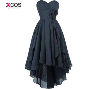 Planet Gates as the picture 2 / 6 Women Ladies Chiffon Lace Bridesmaid Dress Long Prom Gown Plus Size High Low Party Bridesmaid Dresses 2018