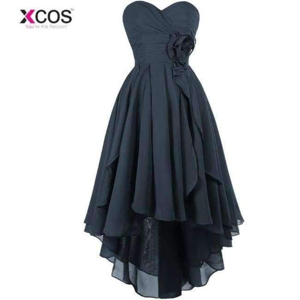 Planet Gates as the picture 2 / 6 Women Ladies Chiffon Lace Bridesmaid Dress Long Prom Gown Plus Size High Low Party Bridesmaid Dresses 2018