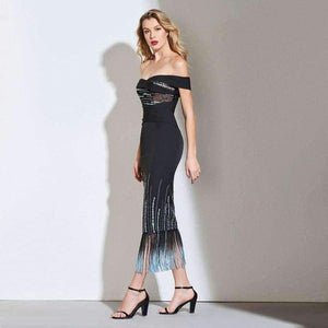 Planet Gates As the picture / 2 Cocktail dress elegant off the shoulder zipper up wedding party evening formal dress coctail dresses cutomade