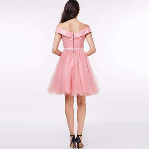 Planet Gates as the picture / 2 Cocktail dress pink A-line knee length sashes dress cheap graduation party black short cocktail dresses