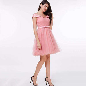 Planet Gates as the picture / 2 Cocktail dress pink A-line knee length sashes dress cheap graduation party black short cocktail dresses