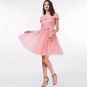 Planet Gates as the picture / 2 Cocktail dress pink A-line knee length sashes dress cheap graduation party black short cocktail dresses