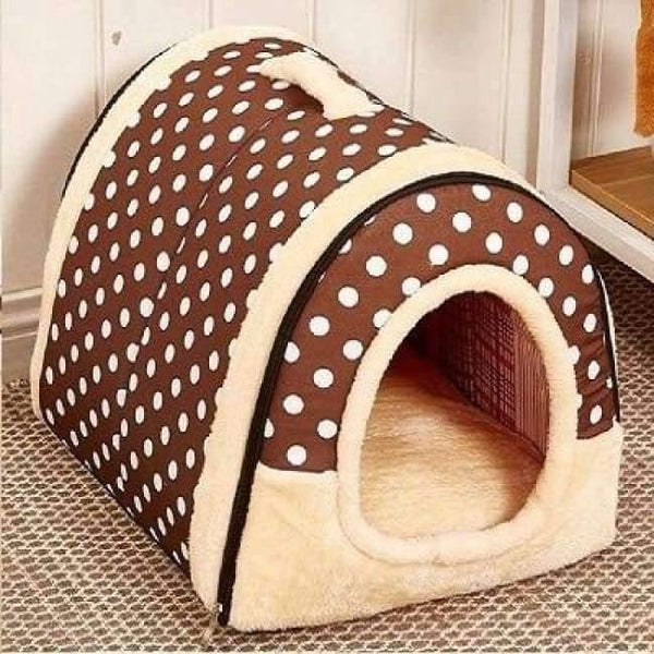Planet Gates As The Picture 2 / L Pet Dog House Nest With Mat Foldable Pet Dog Bed Cat Bed House For Small Medium Dogs Travel Kennels For Cats Pet Products