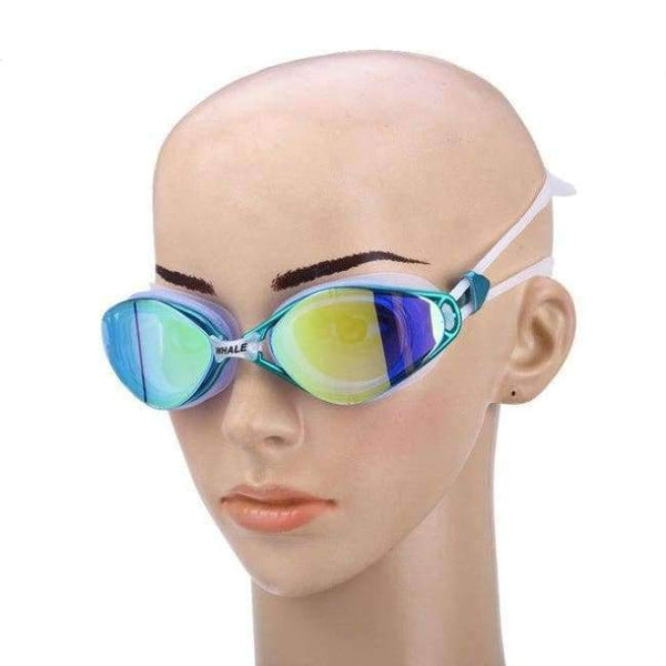 Planet Gates As the picture 2 Men & Women Anti-Fog Anti-UV Adjustable Eye Shade Protector Swimming Goggles Waterproof Glasses Adult Swim Eyewear