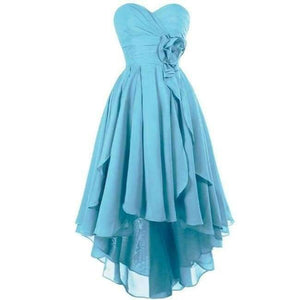 Planet Gates as the picture 5 / 6 Women Ladies Chiffon Lace Bridesmaid Dress Long Prom Gown Plus Size High Low Party Bridesmaid Dresses 2018