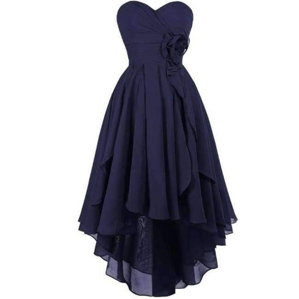 Planet Gates as the picture 7 / 6 Women Ladies Chiffon Lace Bridesmaid Dress Long Prom Gown Plus Size High Low Party Bridesmaid Dresses 2018