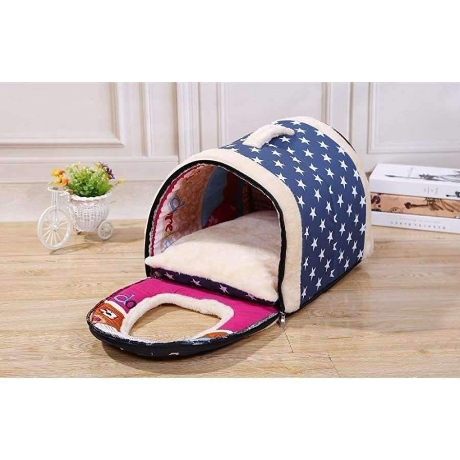 Planet Gates As The Picture / L Pet Dog House Nest With Mat Foldable Pet Dog Bed Cat Bed House For Small Medium Dogs Travel Kennels For Cats Pet Products