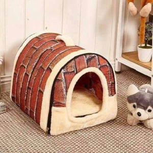 Planet Gates As The Picture / L Pet Dog House Nest With Mat Foldable Pet Dog Bed Cat Bed House For Small Medium Dogs Travel Kennels For Cats Pet Products