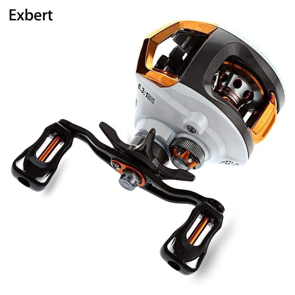 Planet Gates As the picture / Left Hand / China 12 + 1 Bearings Waterproof Left / Right Hand Baitcasting Fishing Reel High Speed Fishing Reel with Magnetic Brake System