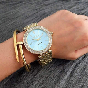 Planet Gates as the picture 4 Luxury Brand Women Dress Watches Steel Quartz Watch Diamonds Gold Watches For Woman Wristwatches