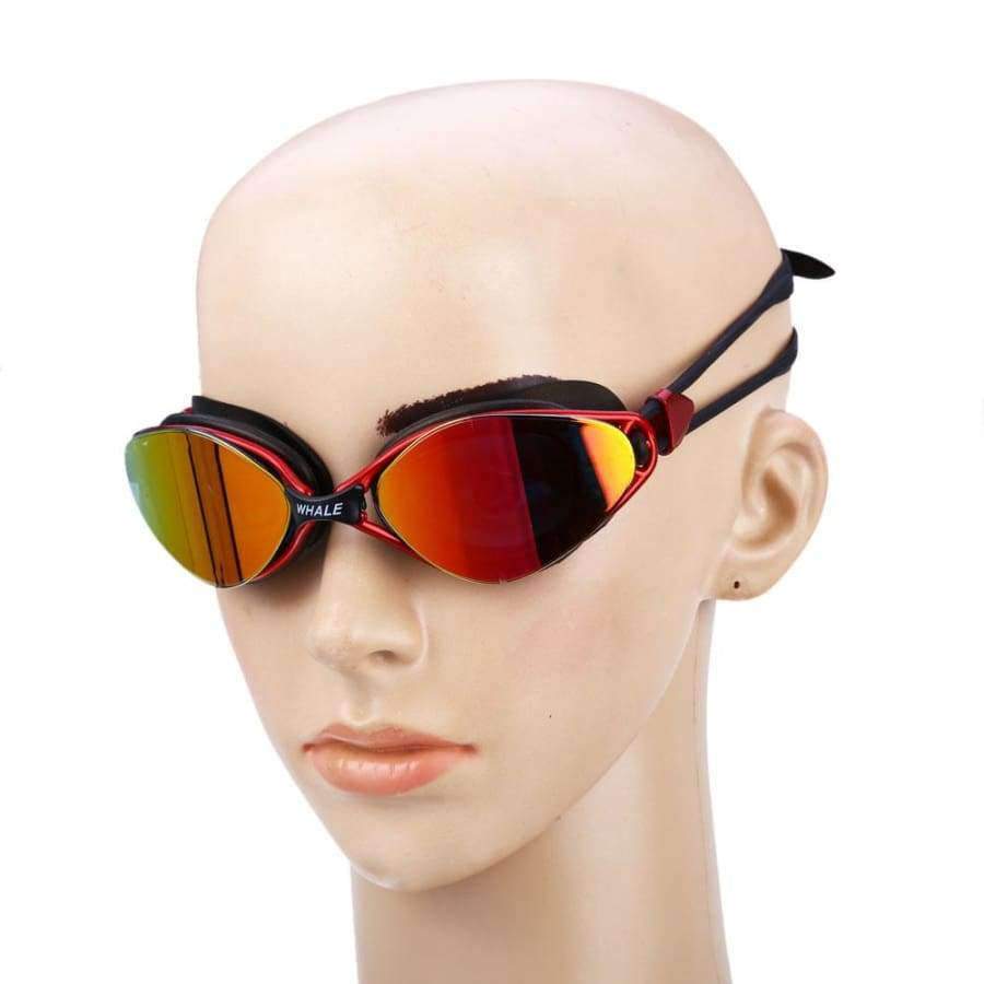 Planet Gates As the picture Men & Women Anti-Fog Anti-UV Adjustable Eye Shade Protector Swimming Goggles Waterproof Glasses Adult Swim Eyewear