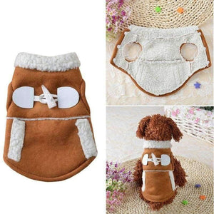 Planet Gates As the picture show / L Dog Cat Winter Clothes Coat Apparel Puppy Warm Motorcycle Vest Costume for Small Dog Pet Clothes 20%