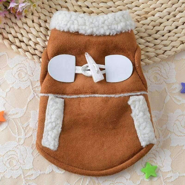Planet Gates As the picture show / L Dog Cat Winter Clothes Coat Apparel Puppy Warm Motorcycle Vest Costume for Small Dog Pet Clothes 20%