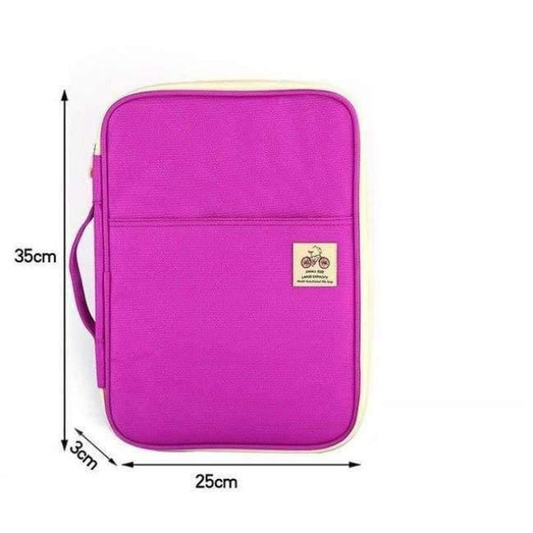 Planet Gates AS06 Multi Function A4 File Bag Portable Zipper Desk Accessories Office Supplies Organizador Escritorio Desk Organizer