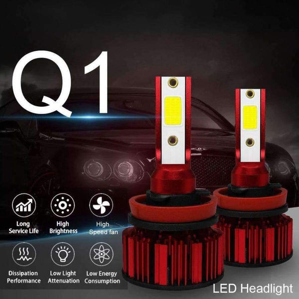 Planet Gates Aslent COB 80W 8000LM H11 LED Headlight Kits 6000K Car Bulbs Auto Led Headlamp Fog Light Bulb 12v for HONDA KIA AUDI TOYOTA FORD